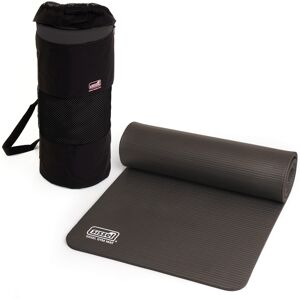 Sissel Kit Borsa o Cinghia + Materassino Pilates Yoga Fitness 1,5 cm Antracite