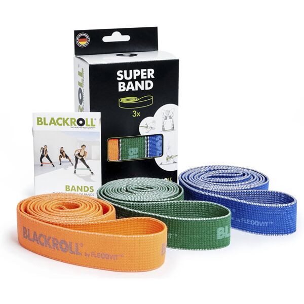 blackroll super band set - elastici fitness orange/green/blue