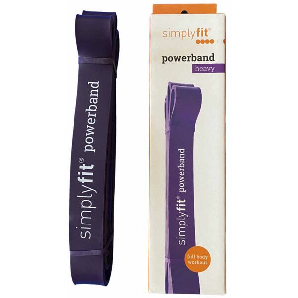 simplyfit power band heavy - elastici fitness purple