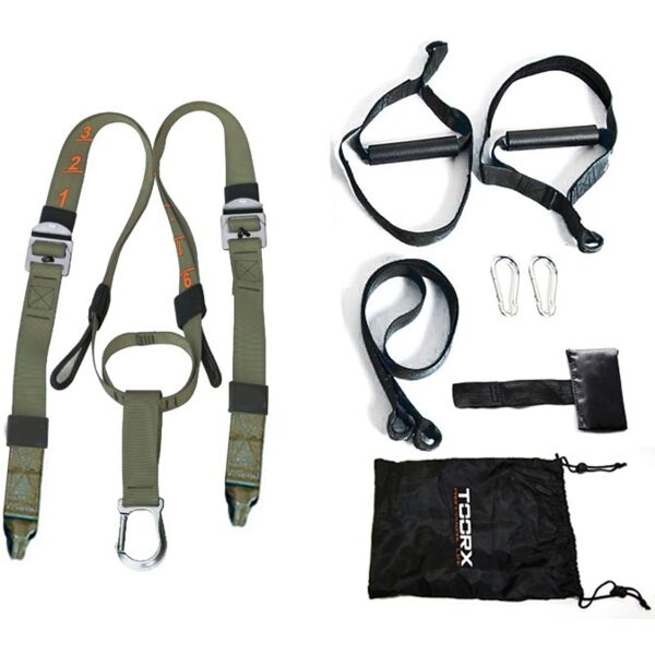 toorx functional suspension trainer pro - set allenamento in sospensione black/green