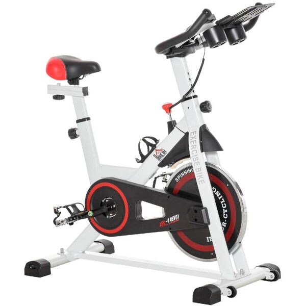 dechome 146v01a90 cyclette professionale spin bike con schermo lcd e portabicchieri volano 8kg - 146v01a90