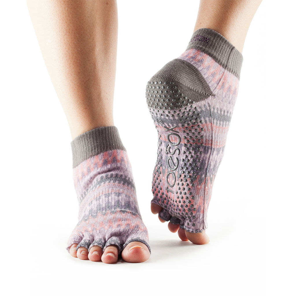 TOESOX Calzini Antiscivolo senza dita, caviglia