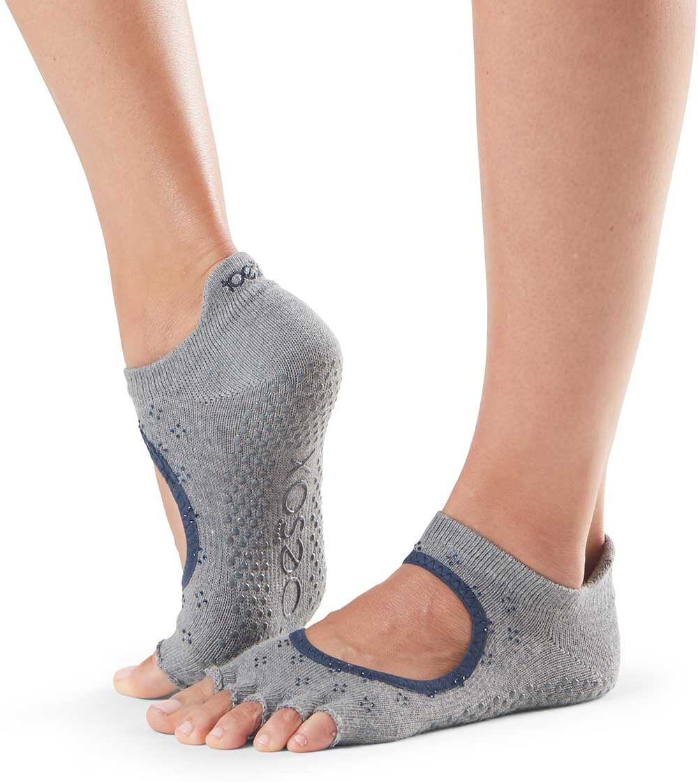 TOESOX Calzini Antiscivolo senza dita, con apertura