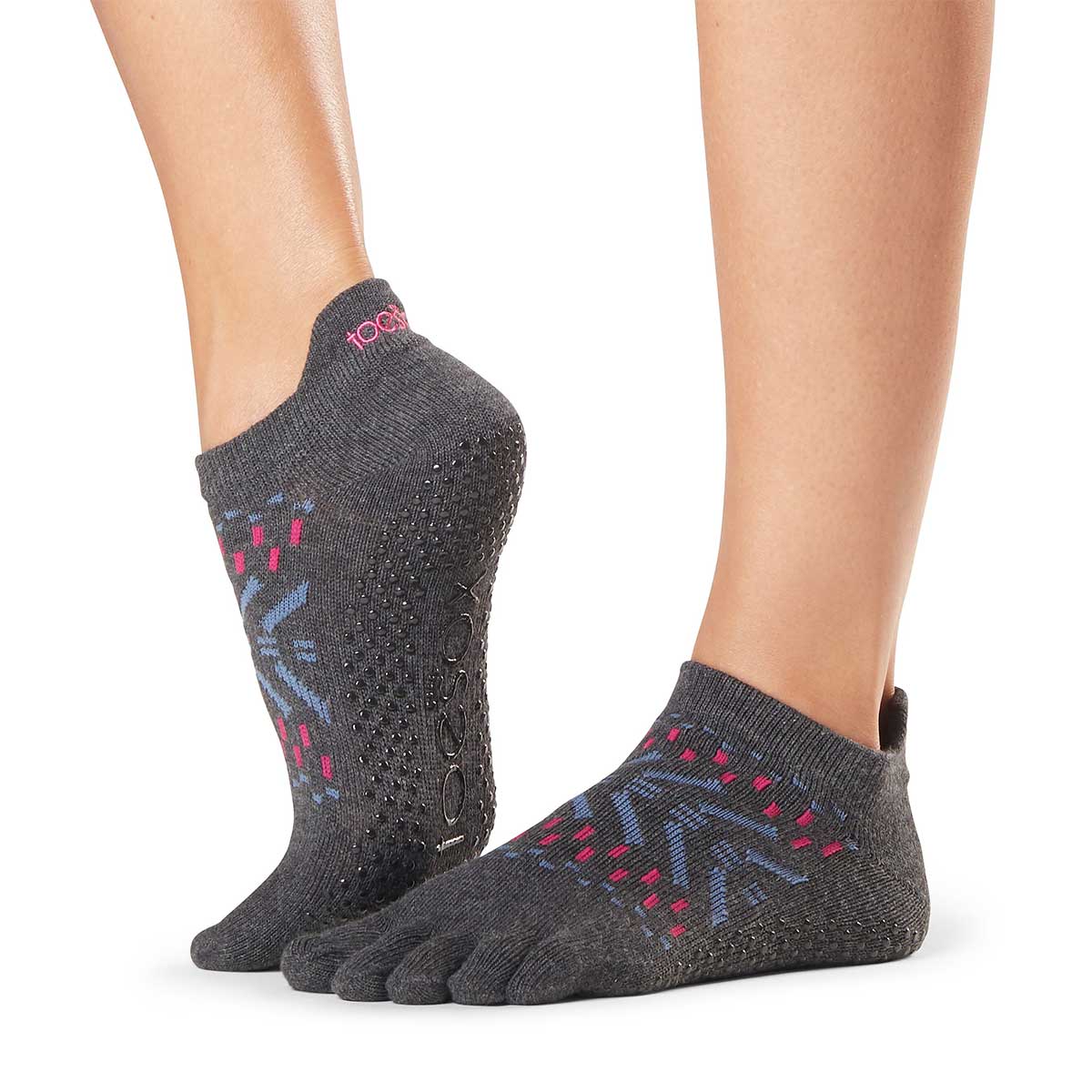 TOESOX Calzini Antiscivolo con dita, bassi