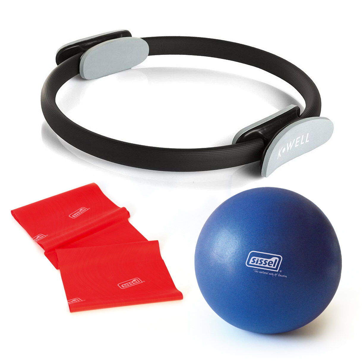 Sissel HOME KIT IDEAPILATES "EASY": Soft Ball, Fitband, Circle