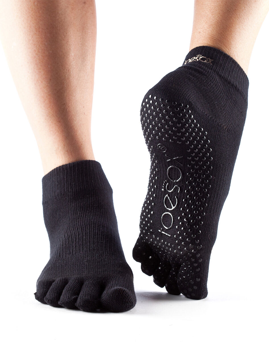 TOESOX Calzini Antiscivolo con dita, caviglia