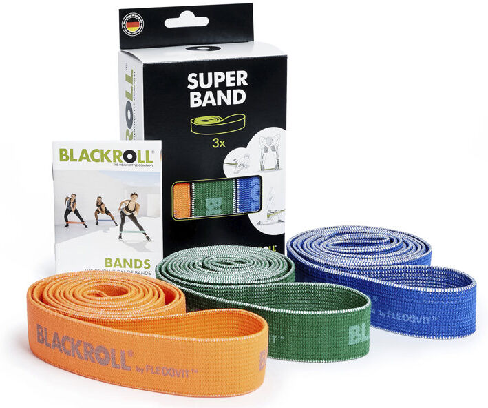 Blackroll Super Band Set - elastici fitness Orange/Green/Blue