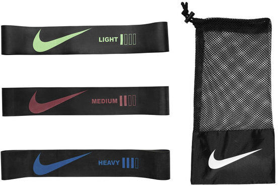 Nike Resistance Bands Mini 3Pk - elastici Fitness Black