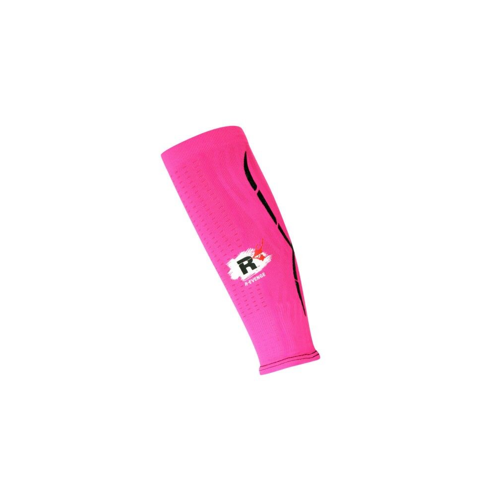 R-evenge Calze Palestra a Compressione Fucsia Fluo Nero Uomo S