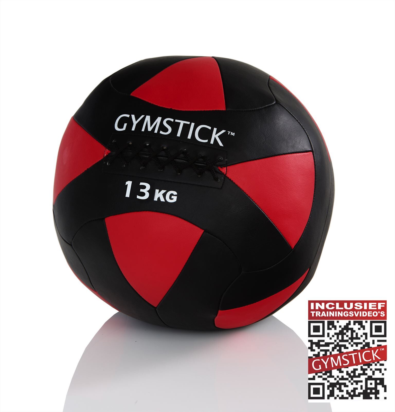 Gymstick Wallball Met Trainingsvideos - 13 kg