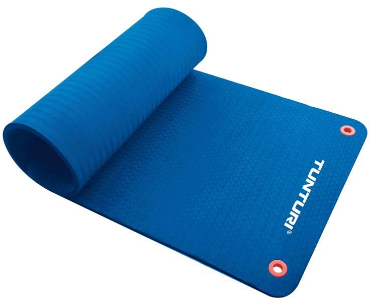 Tunturi Fitnessmat Pro 180 x 60 cm Blauw