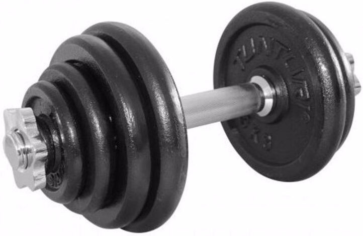 Tunturi Dumbbellset Gietijzer - 1 x 15 kg