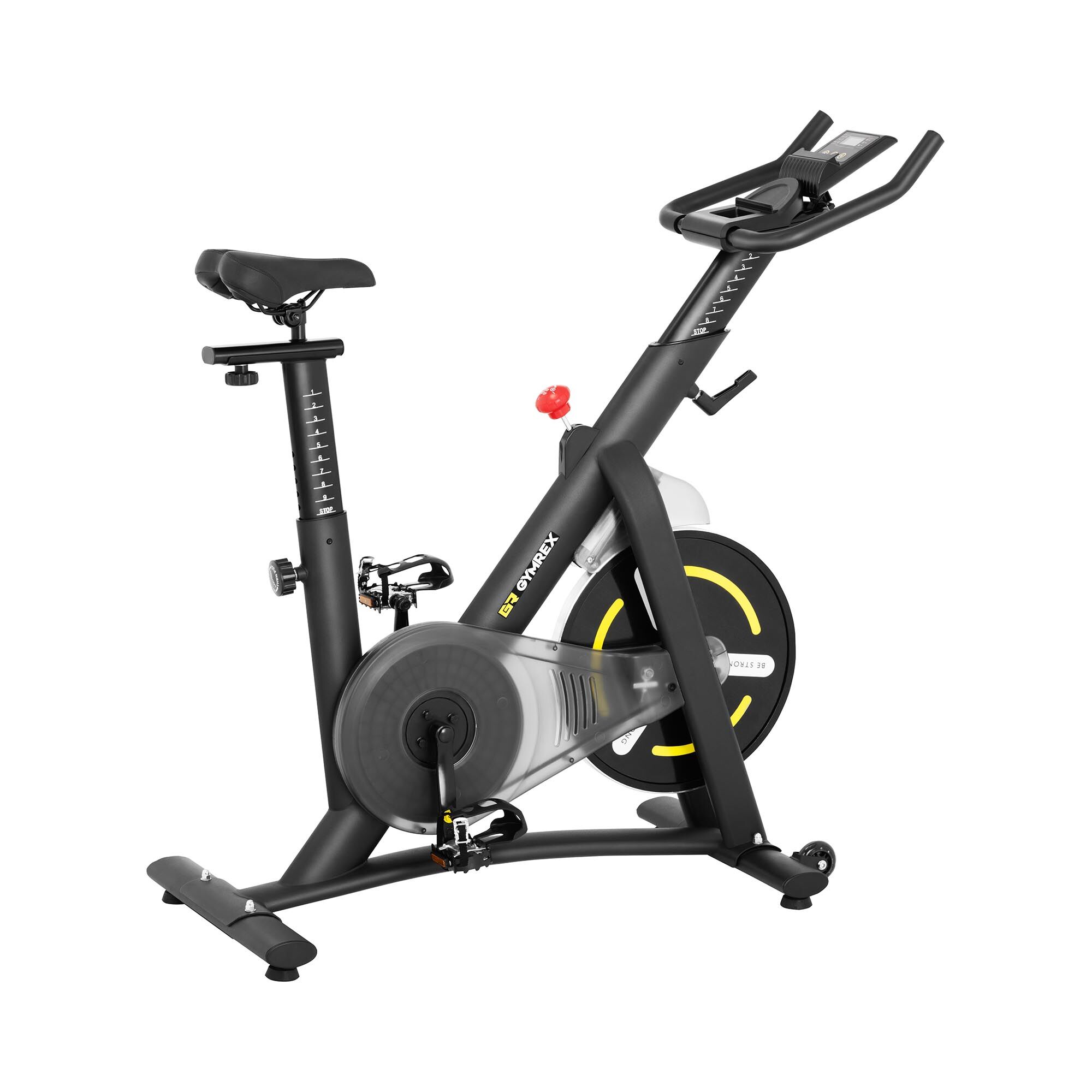 Gymrex Hometrainer - Spinning fiets - vliegwiel massa 13 kg - LCD GR-MG13