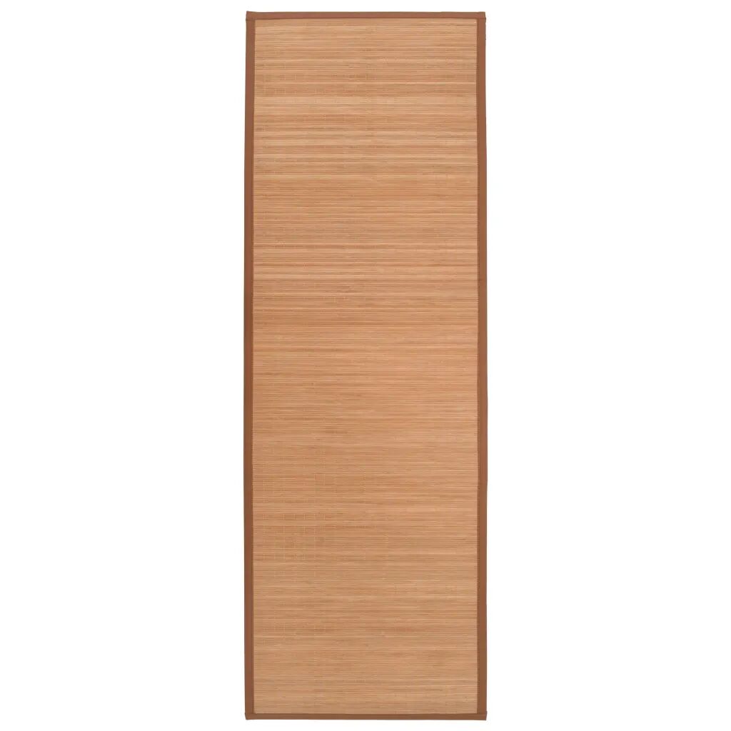 vidaXL Yogamat 60x180 cm bamboe bruin