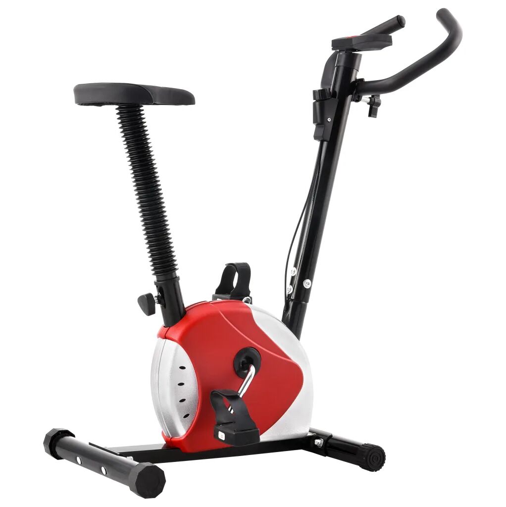 vidaXL Hometrainer met bandweerstand rood