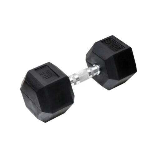 Orange Gym Hexa Dumbbell Black 20 kg, Gewichten Krachttraining Fitness, Crossfit