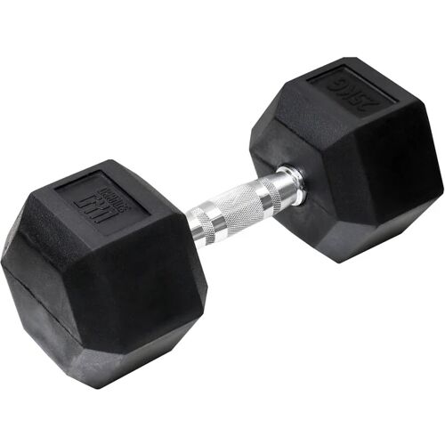 Orange Gym Hexa Dumbbell Black 25 kg, Gewichten Krachttraining Fitness, Crossfit