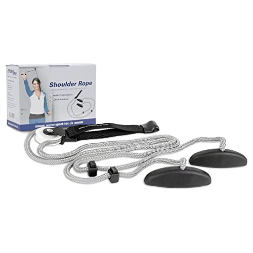 SPORTTEC Fitness Rope Gymnastiek schouder katrol set incl. handgrepen en bevestiging