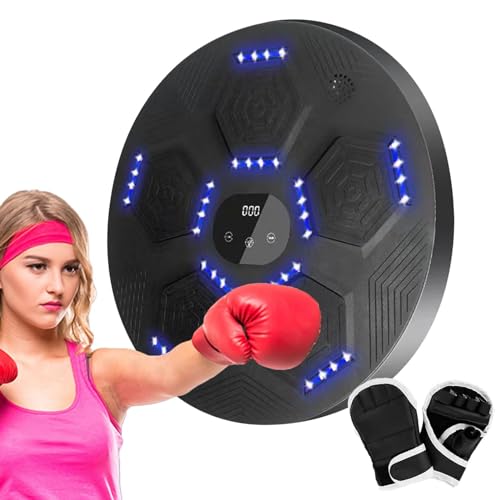 Ziurmut muziekboksmachine, draadloze muziek elektronische ponsmachine   Muziek Boxer Home Workout Machine, Home Gym voor volwassenen, heren en dames