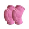 NbiKe 1 paar kniebeschermers dansvolleybal kniebeschermers, antislip spons kniebeschermers brace kniebeschermer for sport schaatsen fietsen (Color : 1 Pair Pink, Size : M)