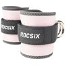 ROCSIX (1 paar) voetlussen, verstelbare voetmanchetten, gym, gevoerde voetlussen, kabeltrekken, kabeltoren, voetlus, kickbacks voetlus