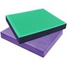 Orange Gym , Balance Pad 2-pack 38x32.5x6 cm – Paars/Groen Spiky– Balanspad – Balanstrainer – Balanskussen – Yoga en Pilates