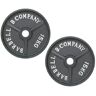 Bad Company Professionele Olympia halterschijven 50/51mm / 2 x 15,0 kg halterschijven gietijzer