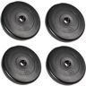 A2Z SPORT Halterschijven 5kg 30 mm (4 x 5 kg) 20kg halterschijven set 5 kg schijven, bumperplaten halterschijf 30mm weight plates 5 kg