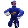 Tough Stone Grappling Dummy BJJ Worstelen MMA Dummy Bokszak Inzending MMA Braziliaanse Jiu Jitsu Judo Karate Gooien en worstelen dummy ONFILLED (Blauwe Canvas, 70 inch (Inches))