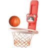 F Fityle Basketbalring voor kinderen Touch Hoogspringen Teller Groeispeelgoed Binnen met stemteller Hoogspringen Trainer voor tieners thuis, Rood Geen stickers