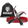 Roar ® Jump Rope Fitness, Speed ​​Rope with Bag, Jump Rope Springtouw, Springtouw Boksen, Sport Springtouw Crossfit, Crossfit Springtouw, Crossrope Springtouw (Rood)