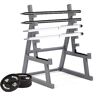 COLEESON Squat Rack Pen Holder, Mini Squat Rack Ornamenten met Lange Halters en Gewichten, Creative Pen Holder Bureau Organizer, Creatief Cadeau voor Fitness Gewichtheffers Liefhebbers (A)