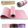 DH FitLife Trainingsmat, fitnessmat, sportmat, 183 x 61 x 1 cm, extra scheurvast, yogamat, antislip en dik, trainingsmat (roze)