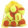 YUESHENG Tennisballen Stage 3 tennisballen voor kinderen, rood, decompressie 75% voor onder de 8 beginners, training, tennis, 12 stuks tennisbal met draagtas, tennisballen