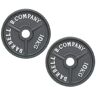 Bad Company Professionele Olympia halterschijven 50/51 mm / 2 x 10,0 kg halterschijven gietijzer