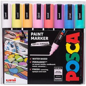 Posca Pc-5m Medium, Pastell 8-Pakk