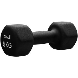 Casall Classic Dumbbell 5 kg Black/white OneSize, Black/White