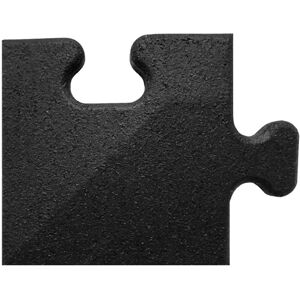 Pavi sorte - Hjørnekantlist Sort puzzle matte 15 mm