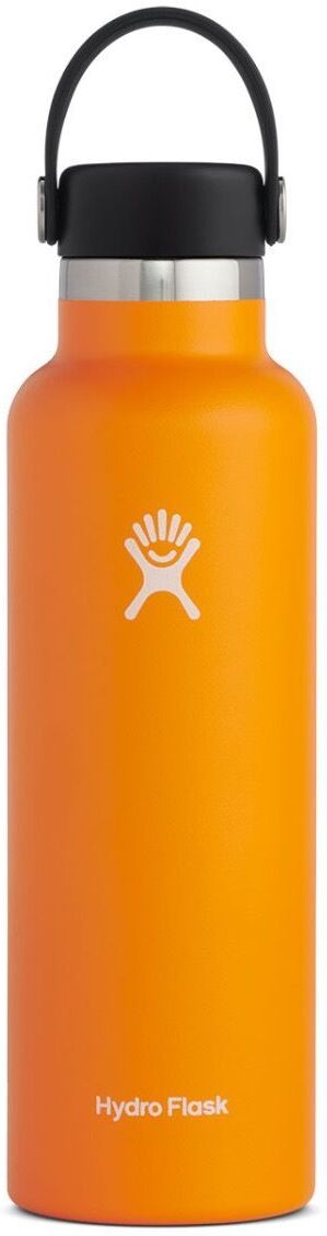 Hydroflask 21 oz Standard Mouth w/Flex Cap drikkeflaske 621 ml Clementine: S21SX820 2020