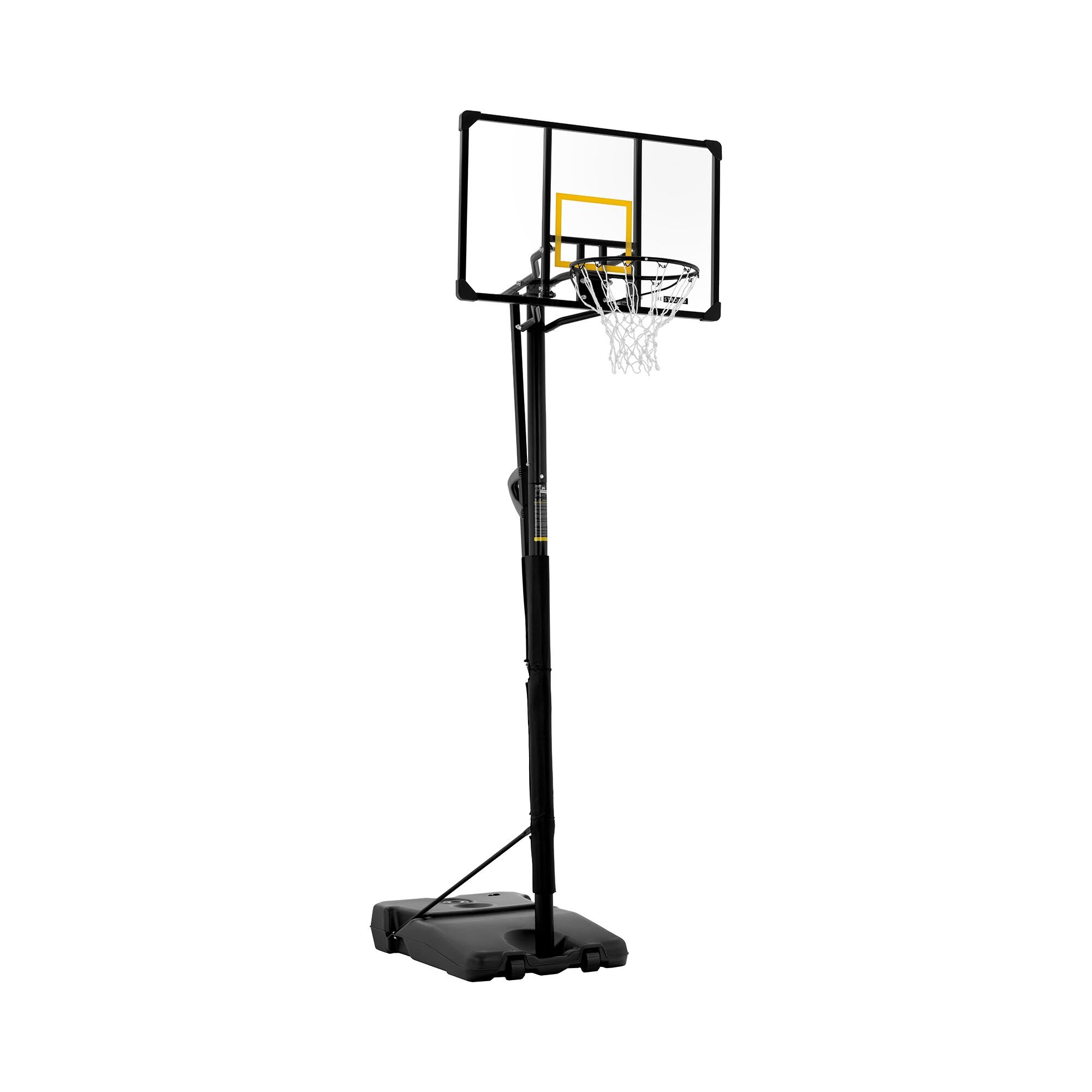 Gymrex Basketballkurv med stativ - høydejusterbar - 230 til 305 cm. 10230042
