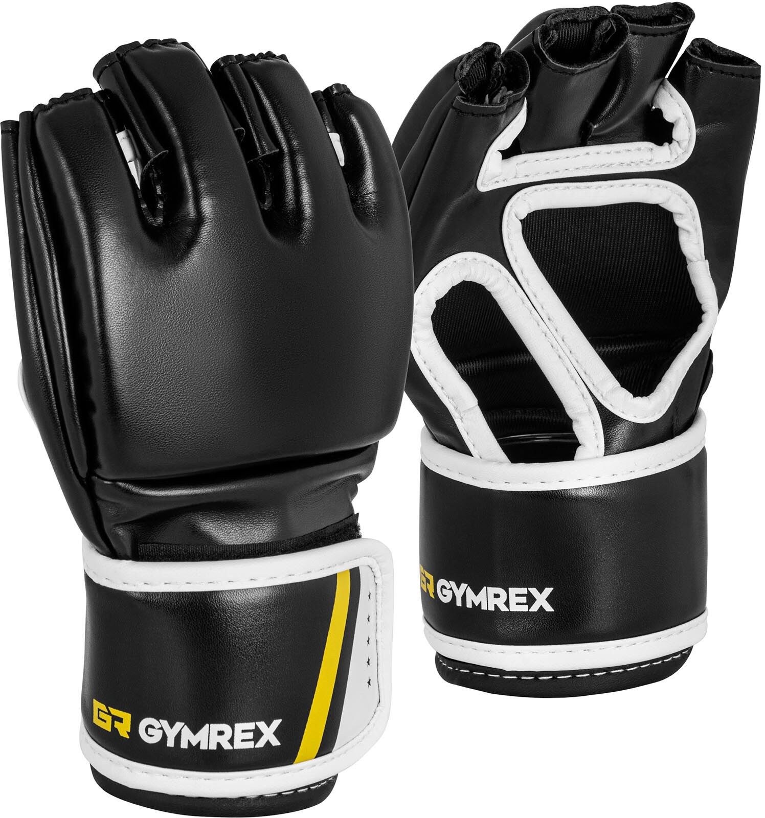 Gymrex MMA-hansker - størrelse S/M - sort/rød - uten tomler 10230137