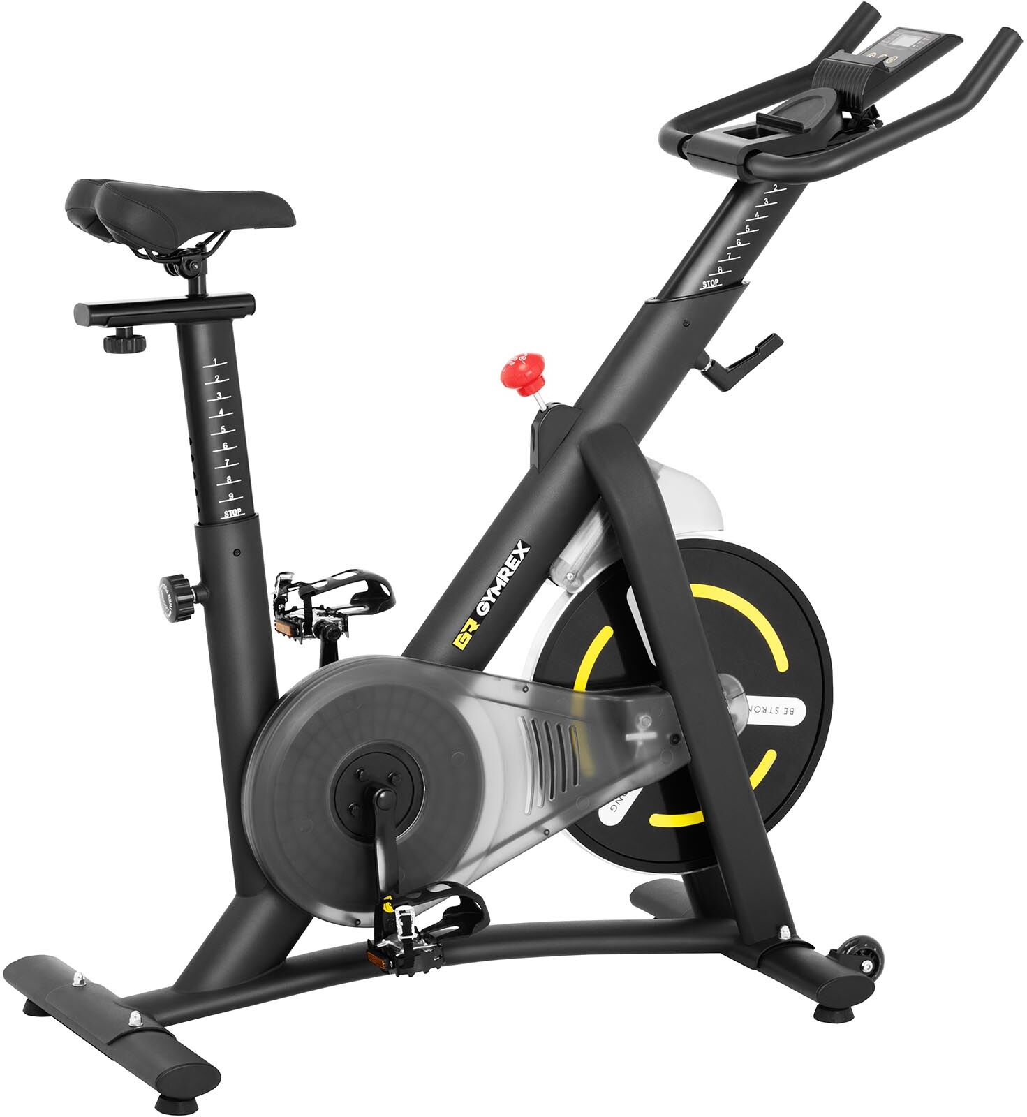 Gymrex Spinningssykkel - belastningsmasse 13 kg - LCD 10230160