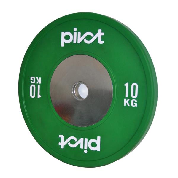 Pivot Xf Elite Bumper Plate 10 Kg Grønn