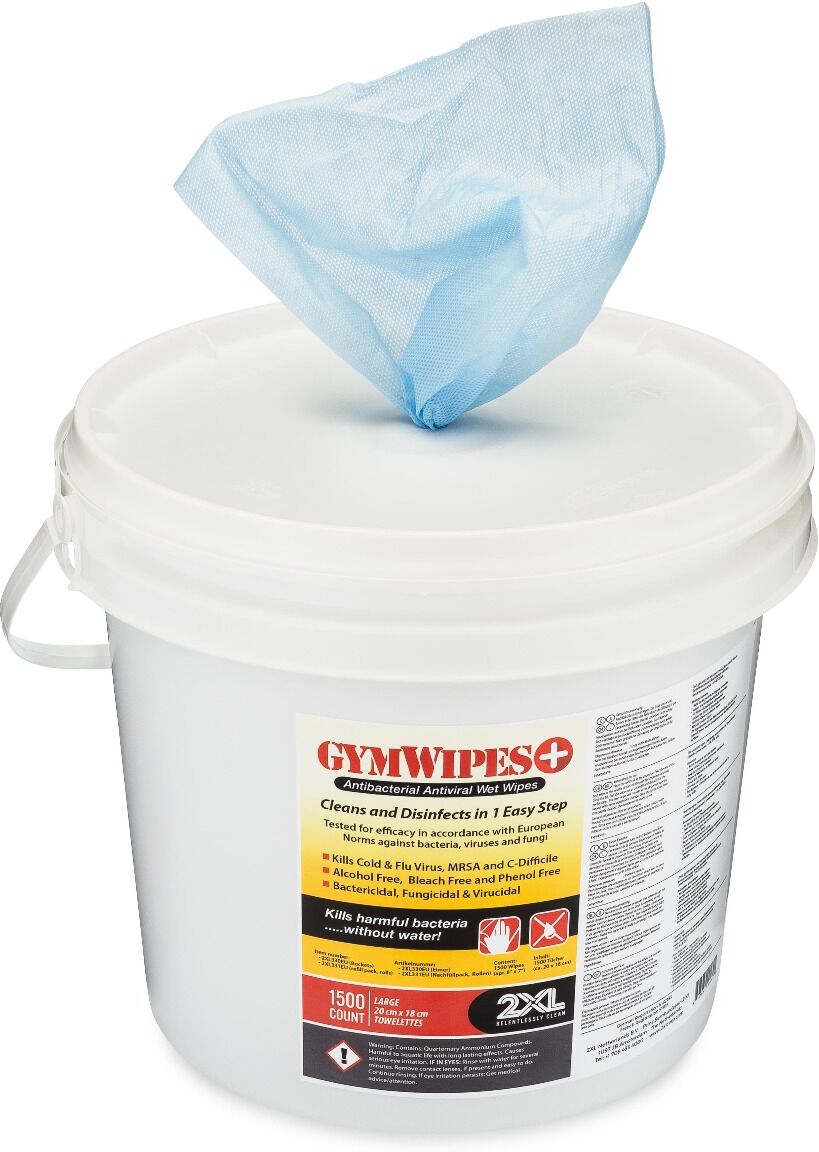 GymWipes 2xl Gym Wipes Empty Bucket