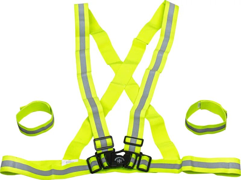 Nordic Grip Reflective Crossbelt Incl. 2 Arm Band Gul