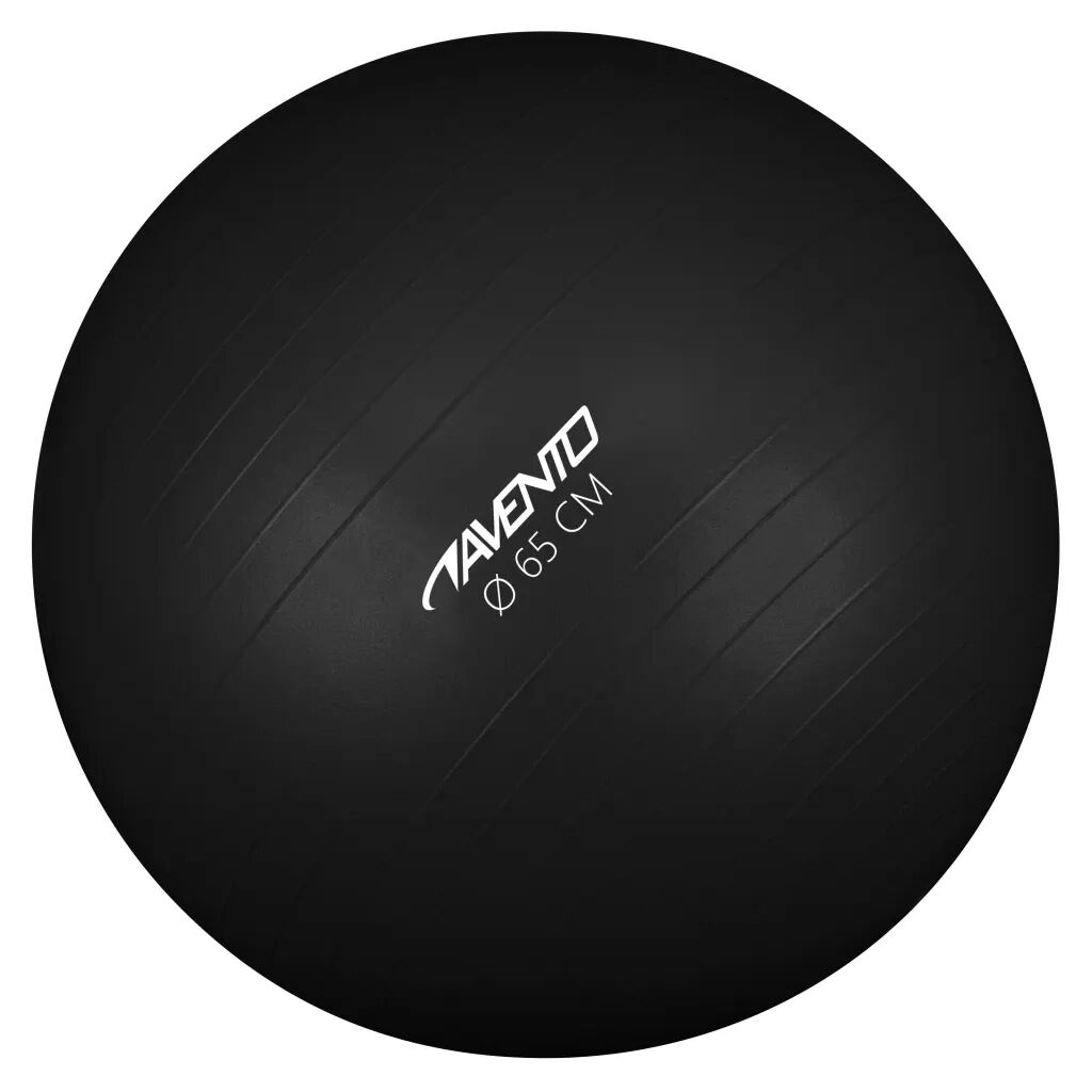 Avento Fitnessball diameter 65 cm svart