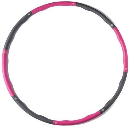 24hshop Hula Hoop 95cm Rosa/Grå