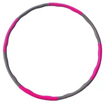 24hshop Hula Hoop 100cm 1,5kg Rosa/Grå