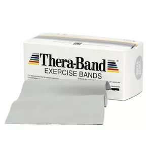 Thera-Band Thera Band Flat treningsstrikk 5,5 m - sølv - Hardhet 7