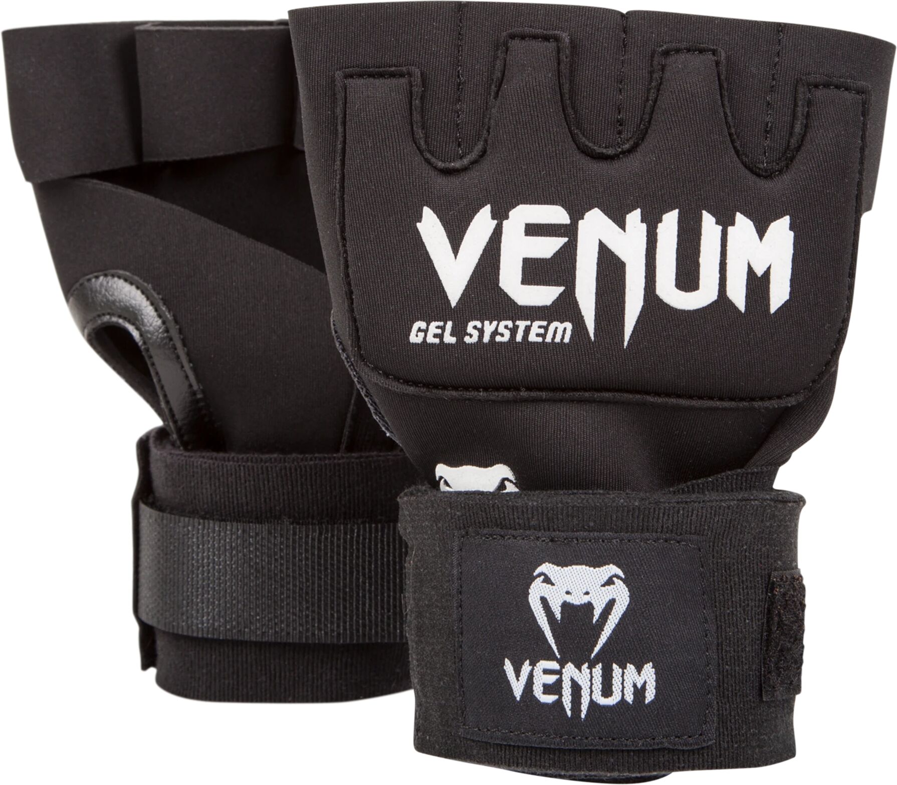 Venum Kontact Gel Glove Wraps - Black, støttehansker unisex One Size BLACK